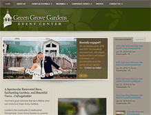 Tablet Screenshot of greengrovegardens.com